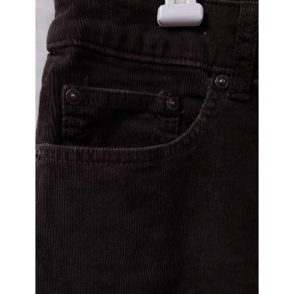 St. Johns Bay 16 Brown Straight Leg Stretch High Waist Corduroy Pants 36X32 - Picture 4 of 12